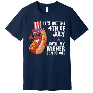 Its Not 4th Of July Funny Hotdog Summer Holiday Premium T-Shirt