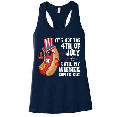 Its Not 4th Of July Funny Hotdog Summer Holiday Womens Tank Top