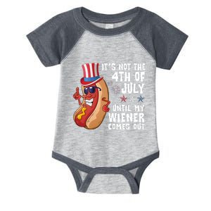 Its Not 4th Of July Funny Hotdog Summer Holiday Infant Baby Jersey Bodysuit