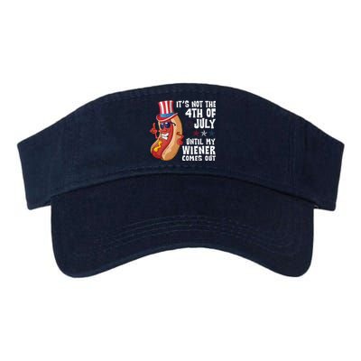 Its Not 4th Of July Funny Hotdog Summer Holiday Valucap Bio-Washed Visor