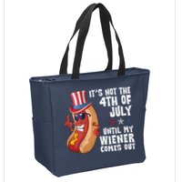 Its Not 4th Of July Funny Hotdog Summer Holiday Zip Tote Bag