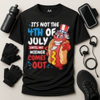 Its not 4th of july until my wiener comes out Performance Shirt