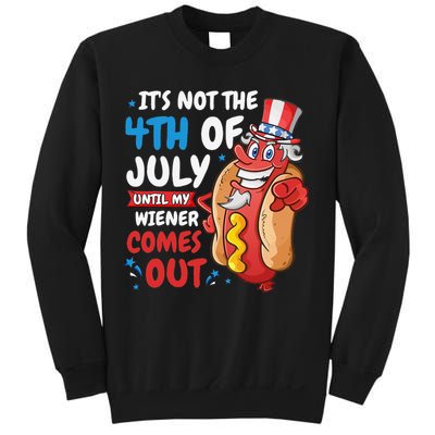 Its not 4th of july until my wiener comes out Sweatshirt