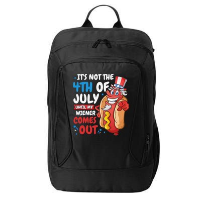 Its not 4th of july until my wiener comes out City Backpack