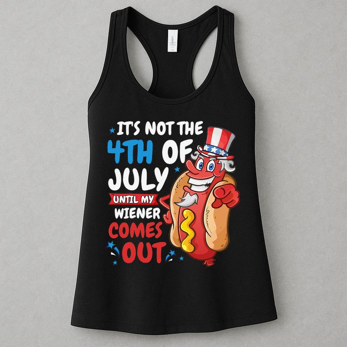 Its not 4th of july until my wiener comes out Womens Tank Top