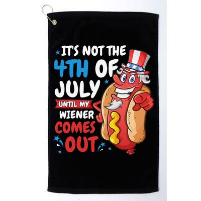 Its not 4th of july until my wiener comes out Golf Towel