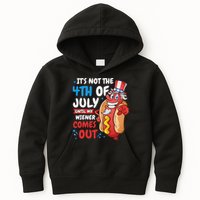 Its not 4th of july until my wiener comes out Kids Hoodie