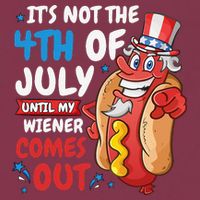 Its not 4th of july until my wiener comes out 16oz Travel Tumbler