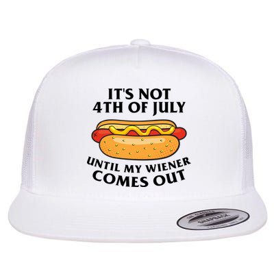 Its Not 4th Of July Until My Wiener Comes Out Funny Holiday Flatbill Hat