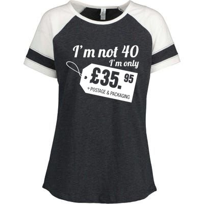 Im Not 40 Im Only â£35.95 + Postage & Packaging Enza Ladies Jersey Colorblock Tee