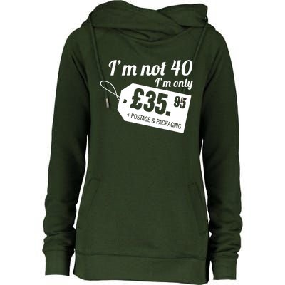 Im Not 40 Im Only â£35.95 + Postage & Packaging Womens Funnel Neck Pullover Hood