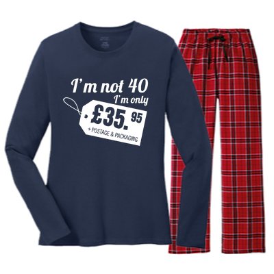 Im Not 40 Im Only â£35.95 + Postage & Packaging Women's Long Sleeve Flannel Pajama Set 