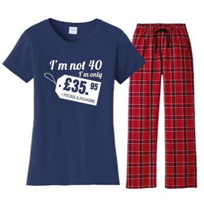 Im Not 40 Im Only â£35.95 + Postage & Packaging Women's Flannel Pajama Set