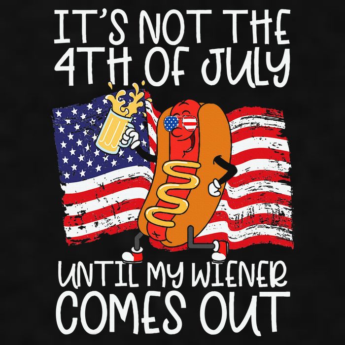 ItS Not 4th Of July Until My Weiner Comes Out Ladies PosiCharge Tri-Blend Wicking Tank