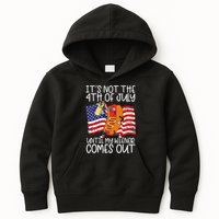 ItS Not 4th Of July Until My Weiner Comes Out Kids Hoodie