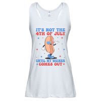 ItS Not 4th Of July Until My Weiner Comes Out Funny Hotdog Ladies Essential Flowy Tank