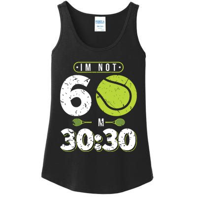 Im Not 60 Year Old Funny Tennis 60th Birthday Ladies Essential Tank