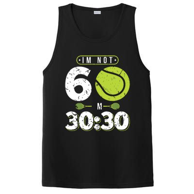 Im Not 60 Year Old Funny Tennis 60th Birthday PosiCharge Competitor Tank