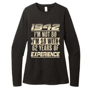 I'm Not 80 1942 Birthday Womens CVC Long Sleeve Shirt