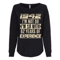 I'm Not 80 1942 Birthday Womens California Wash Sweatshirt