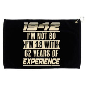 I'm Not 80 1942 Birthday Grommeted Golf Towel