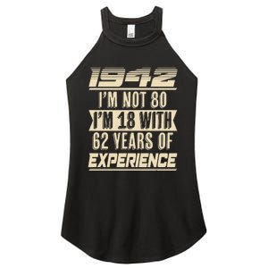 I'm Not 80 1942 Birthday Women's Perfect Tri Rocker Tank