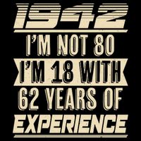 I'm Not 80 1942 Birthday Kids T-Shirt