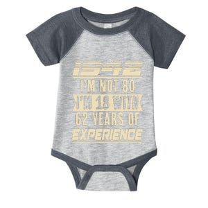 I'm Not 80 1942 Birthday Infant Baby Jersey Bodysuit