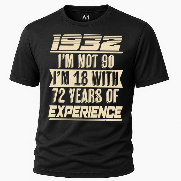 I'm Not 90 1932 Birthday Cooling Performance Crew T-Shirt