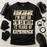 I'm Not 90 1932 Birthday Cooling Performance Crew T-Shirt
