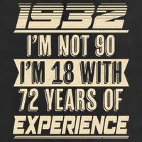 I'm Not 90 1932 Birthday Golf Towel