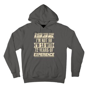 I'm Not 90 1932 Birthday Hoodie