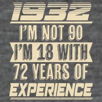 I'm Not 90 1932 Birthday Sustainable Knit Beanie