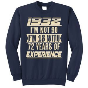 I'm Not 90 1932 Birthday Sweatshirt