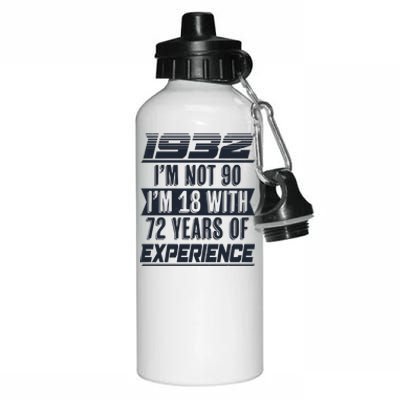 I'm Not 90 1932 Birthday Aluminum Water Bottle 