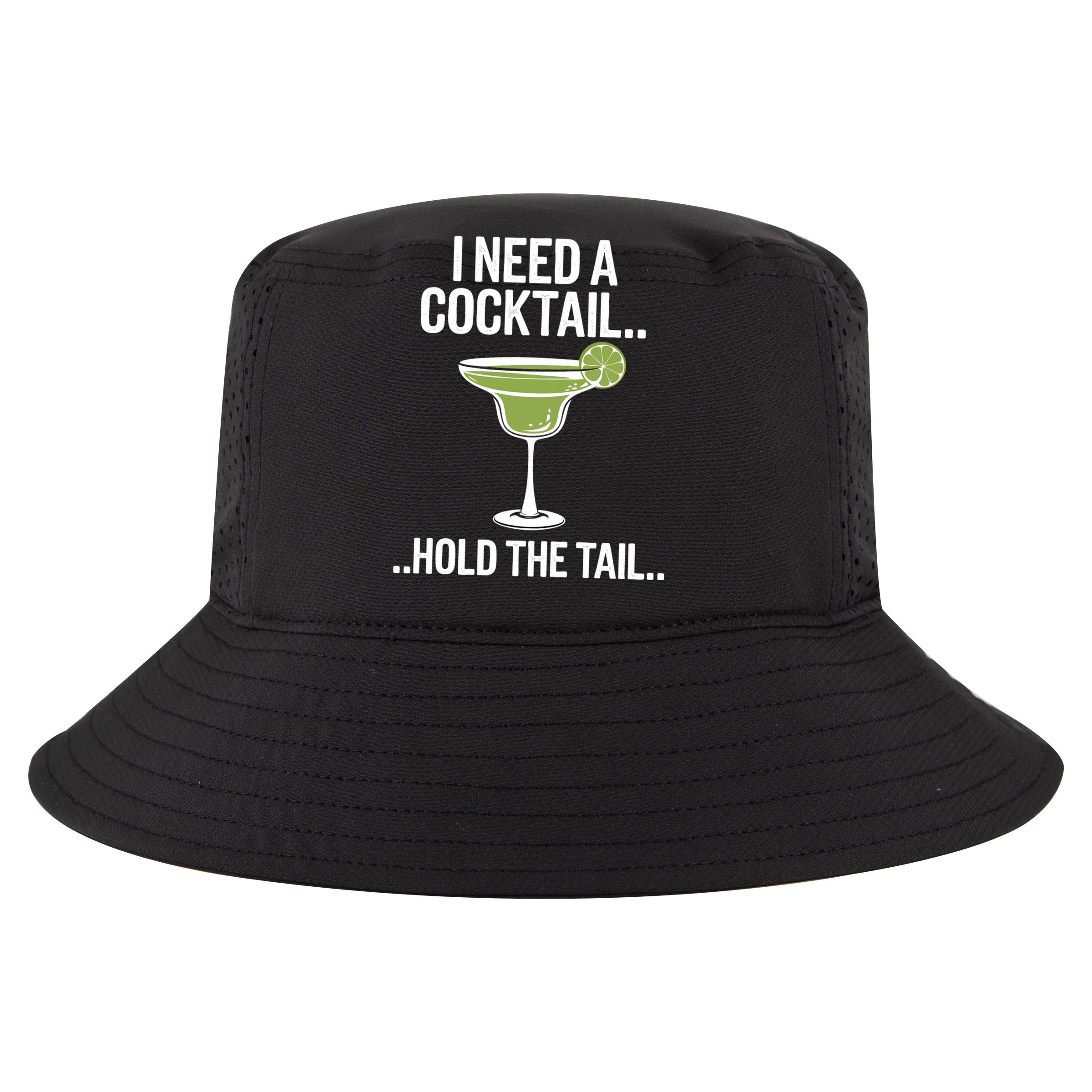 I Need A Cocktail Hold The Tail Mixed Drink Shot Alcohol Bar Apron