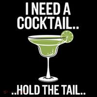 I Need A Cocktail Hold The Tail Mixed Drink Shot Alcohol Bar Backpack