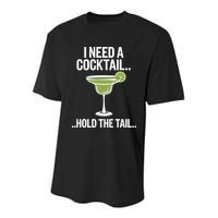 I Need A Cocktail Hold The Tail Mixed Drink Shot Alcohol Bar Youth Performance Sprint T-Shirt
