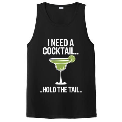 I Need A Cocktail Hold The Tail Mixed Drink Shot Alcohol Bar PosiCharge Competitor Tank