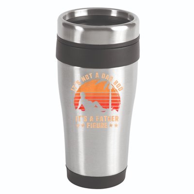 Its Not A Dad Bod Its A Father Figure Great Gift Fathers Day Gift 16oz Travel Tumbler