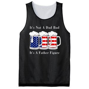 It's Not A Dad Bod It's A Father Figure Beer 4th of july Mesh Reversible Basketball Jersey Tank