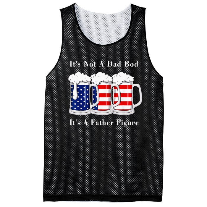 It's Not A Dad Bod It's A Father Figure Beer 4th of july Mesh Reversible Basketball Jersey Tank