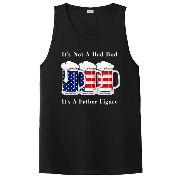 It's Not A Dad Bod It's A Father Figure Beer 4th of july PosiCharge Competitor Tank