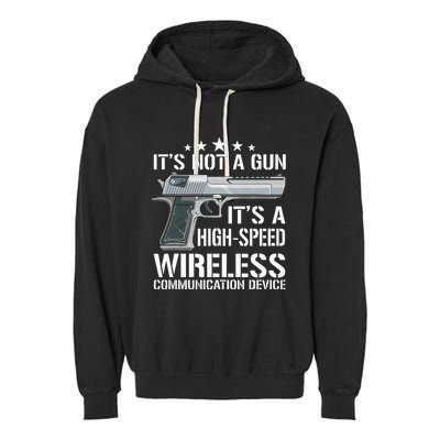 Its Not A Gun Meme Funny Its Not A Gun Garment-Dyed Fleece Hoodie