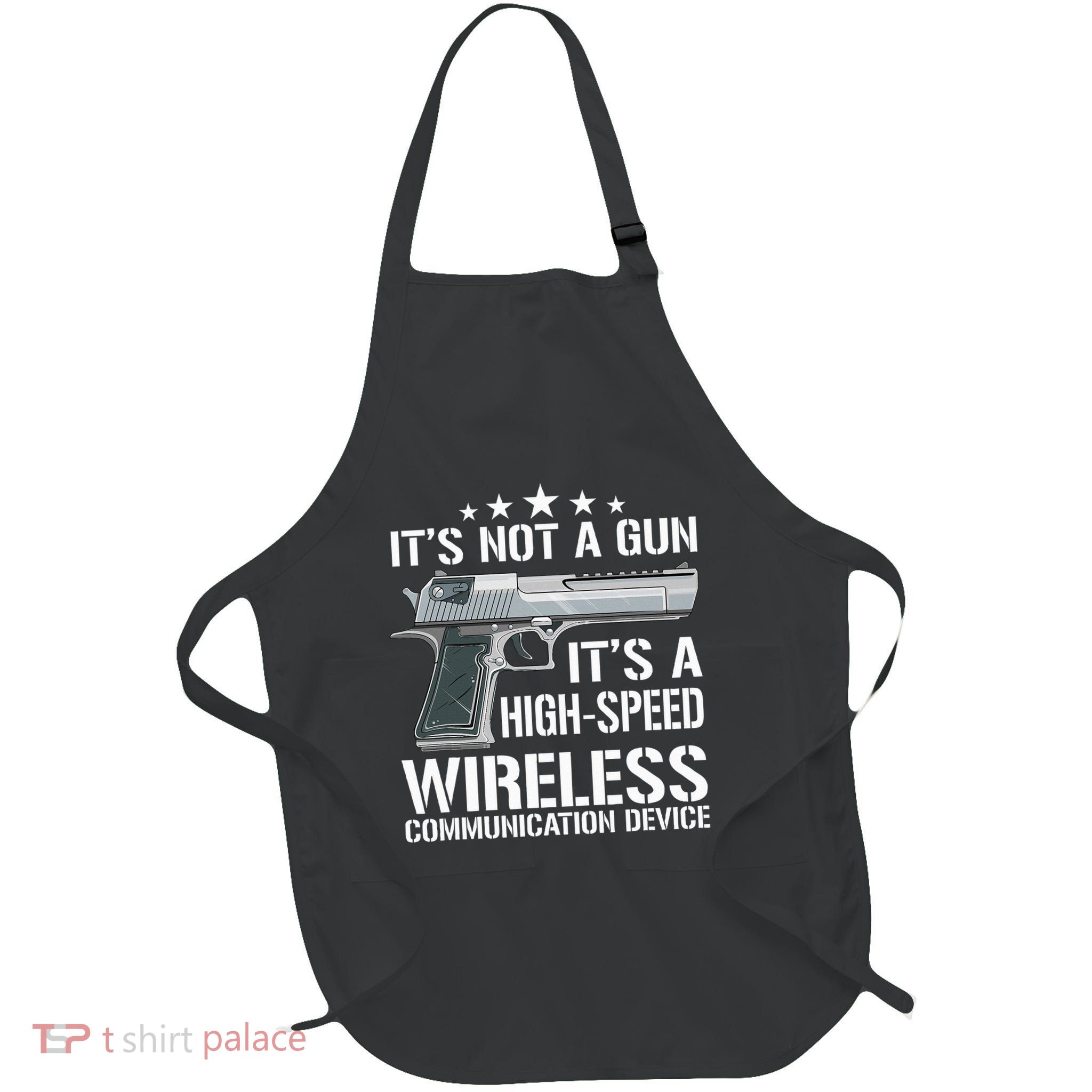 Its Not A Gun Meme Funny Its Not A Gun Full-Length Apron With Pockets