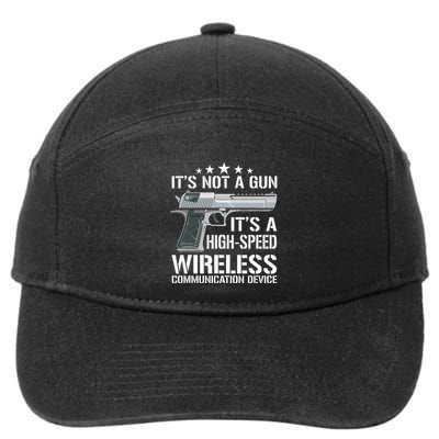 Its Not A Gun Meme Funny Its Not A Gun 7-Panel Snapback Hat