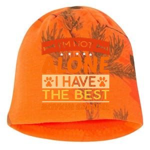 IM Not Alone I Have The Best Boykin Spaniel Gift For Dog Owner Kati - Camo Knit Beanie