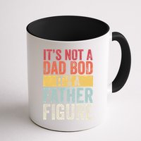 Its Not A Dad Bod Its A Father Figure Funny Retro Vintage Mug