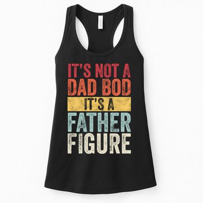 Its Not A Dad Bod Its A Father Figure Funny Retro Vintage Womens Tank Top
