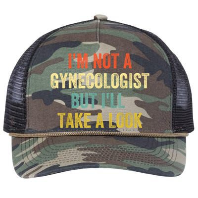 Im Not A Gynecologist But Ill Take A Look Funny Retro Rope Trucker Hat Cap